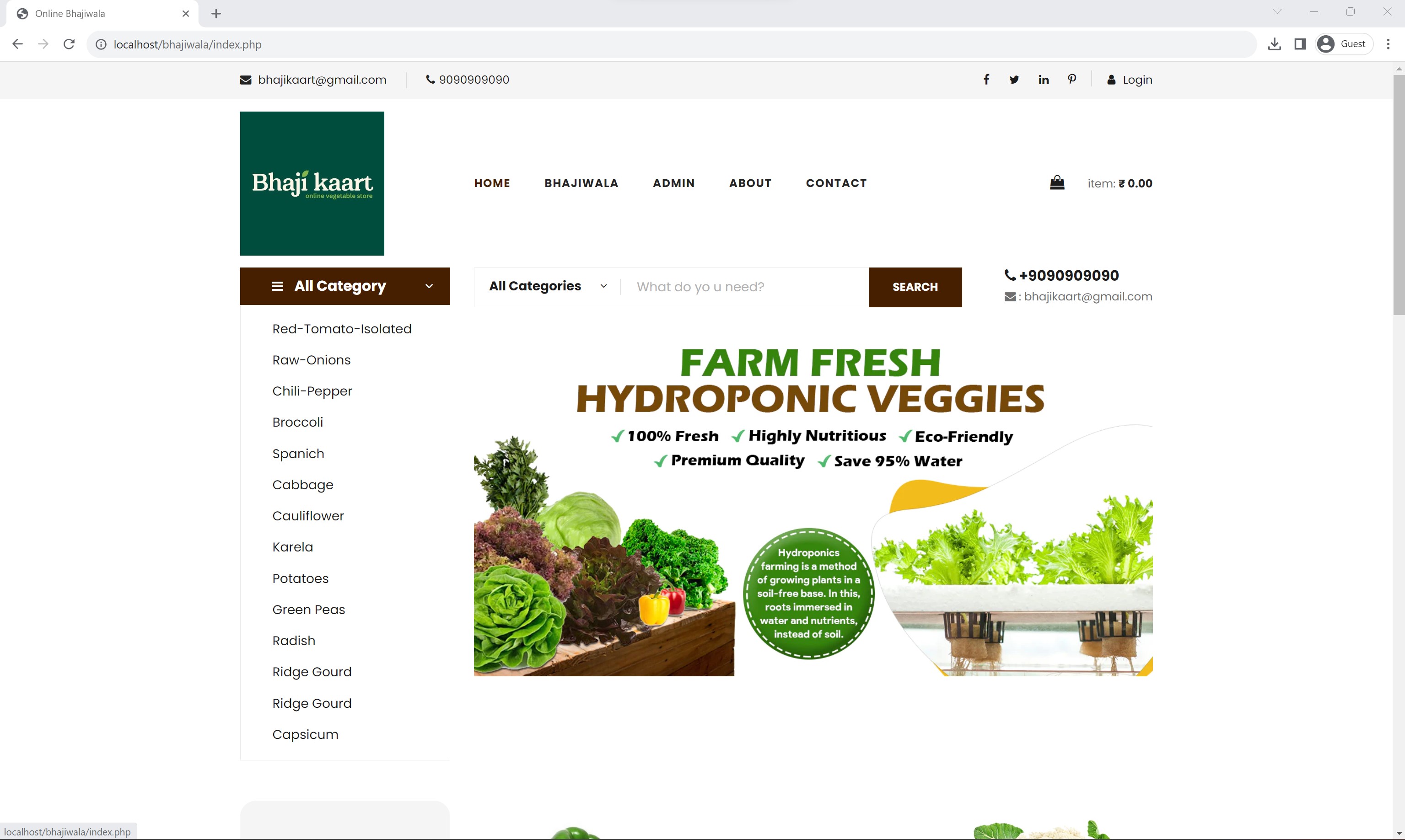 Best Vegetable Store Management System Project